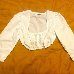 Dirndl Top from Austria - Size 34 (XS/S)